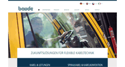 Desktop Screenshot of baude.com